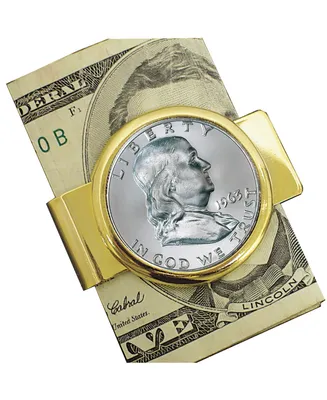 Men's American Coin Treasures Franklin Silver Half Dollar Coin Money Clip