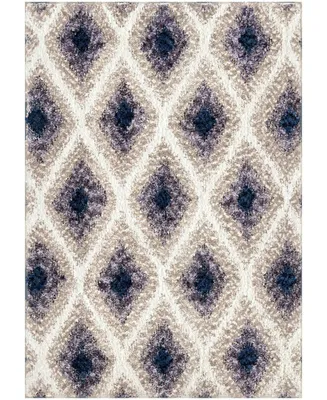 Orian Cotton Tail Ikat Diamond Multi 7'10" x 10'10" Area Rug