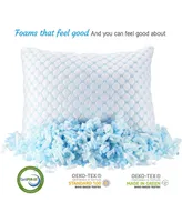 Nestl Heat and Moisture Reducing Ice Silk and Gel Infused Memory Foam Toddler Pillow