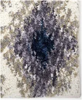 Orian Cotton Tail Ikat Diamond Multi 5'3" x 7'6" Area Rug