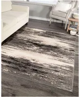 Orian Illusions Devonridge Charcoal 9' x 13' Area Rug