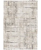 Orian Adagio Griddle White 7'8" x 10'10" Area Rug