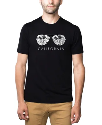 La Pop Art Men's Premium Word T-shirt - California Shades