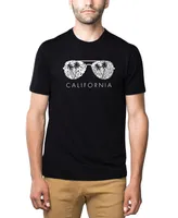 La Pop Art Men's Premium Word T-shirt - California Shades