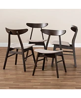 Furniture Britte Modern Upholstered 4 Piece Dining Chair Set