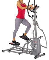 Sunny Health & Fitness Magnetic Elliptical Trainer Machine w/ Device Holder, Lcd Monitor, 220 Lb Max Weight and Pulse Monitor - Sf-E3810