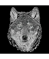 La Pop Art Men's Word - Wolf T-Shirt