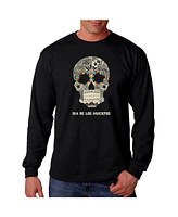 La Pop Art Men's Word - Dia De Los Muertos Long Sleeve T-Shirt