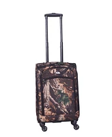 American Flyer Camo Green 5 Piece Spinner Luggage Set