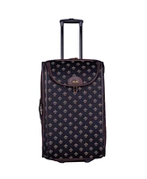 American Flyer Fleur De Lis 4 Piece Luggage Set