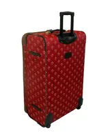 American Flyer Fleur De Lis 4 Piece Luggage Set