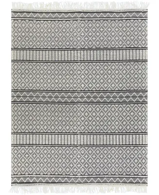 Surya Farmhouse Tassels Fts-2300 Charcoal 8' x 10' Area Rug