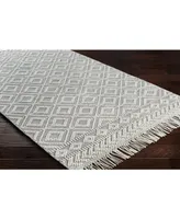 Closeout! Surya Farmhouse Tassels Fts-2303 Gray 8' x 10' Area Rug