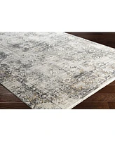 Surya Solar Sor-2308 Charcoal 3' x 9'10" Runner Area Rug