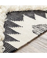 Closeout! Livabliss Apache Apa-2303 Black 3' x 5' Area Rug
