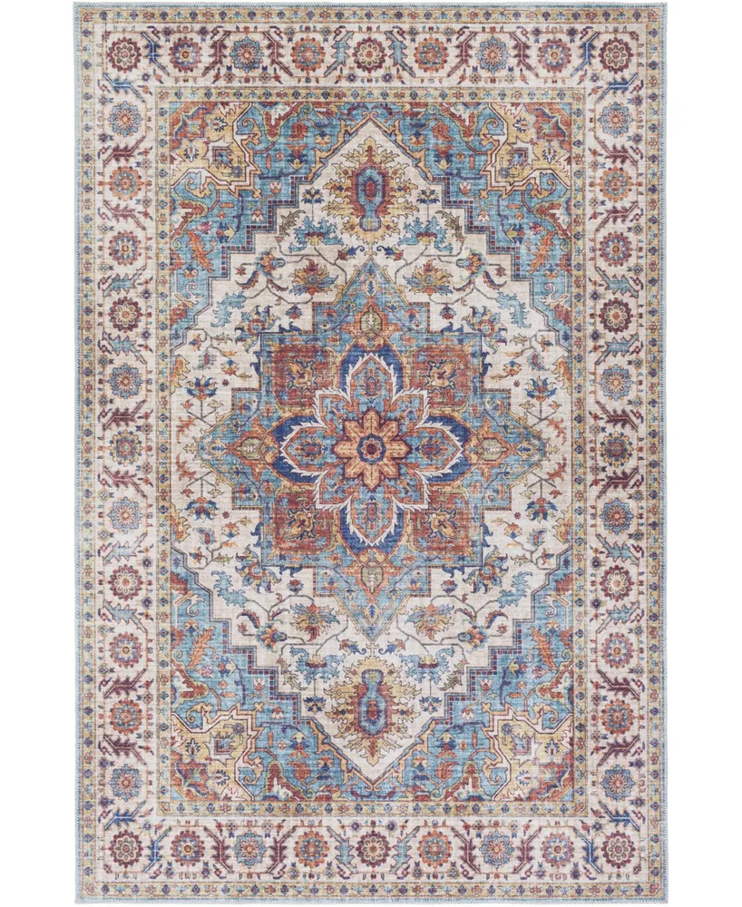 Livabliss Iris Irs-2301 Navy 7'6" x 9'6" Area Rug