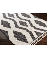 Livabliss Azilal Azi-2300 Black 2' x 2'11" Area Rug