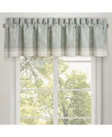 J Queen New York Garden View Straight Window Valance, 14" x 20"