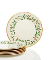 Lenox Holiday Salad Plates, Buy 3 Get 6