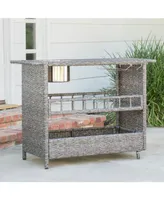 Noble House Puerta Outdoor Barcart