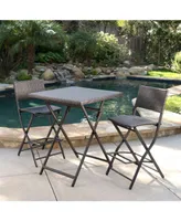 Noble House Margarita Outdoor 3 Piece Bar Set