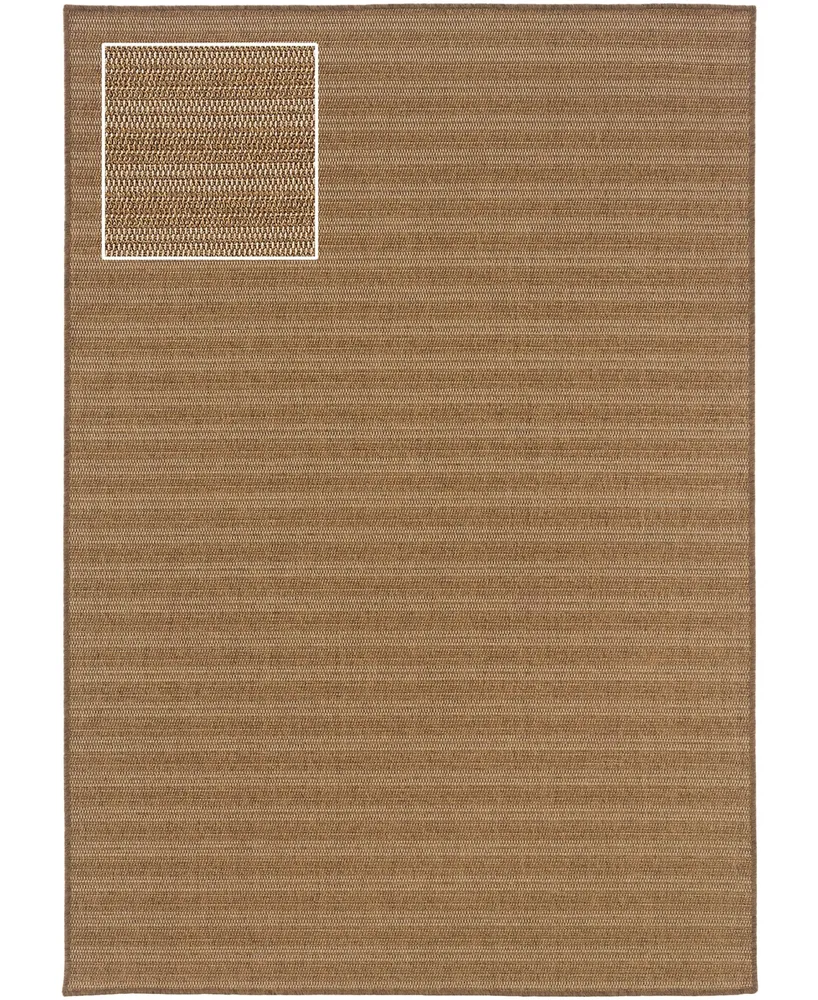 Jhb Design Magu MAG01 Tan 7'10" x 10'10" Outdoor Area Rug