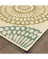 Jhb Design Negril NEG06 2'5" x 4'5" Outdoor Area Rug