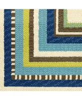 Jhb Design Bella BEL01 6'7" x 9'6" Outdoor Area Rug