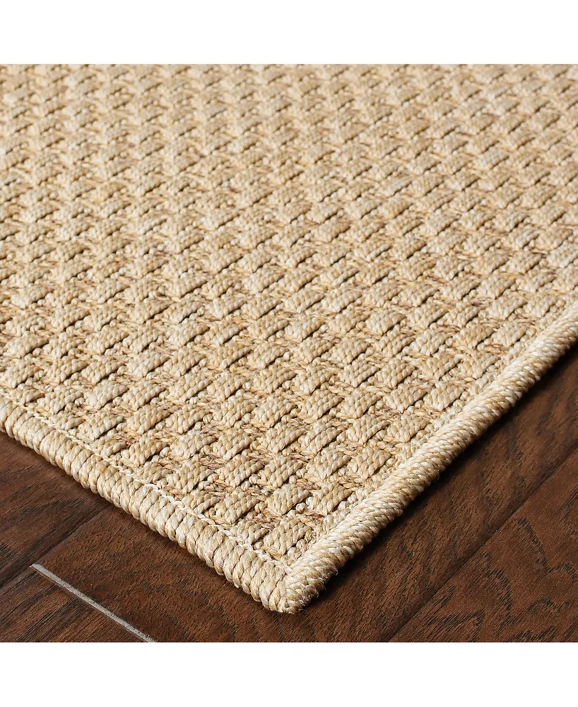 Jhb Design Magu MAG06 Sand 8'6" x 13' Outdoor Area Rug