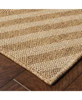 Jhb Design Magu MAG02 Tan 6'7" x 9'6" Outdoor Area Rug