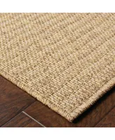 Jhb Design Magu MAG07 Tan 6'7" x 9'6" Outdoor Area Rug