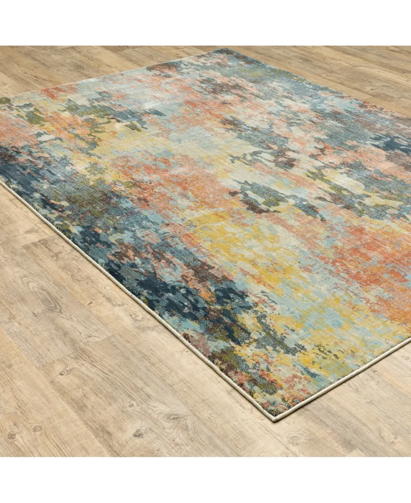 Jhb Design Arcadia ARC03 Multi 5'3" x 7'6" Area Rug