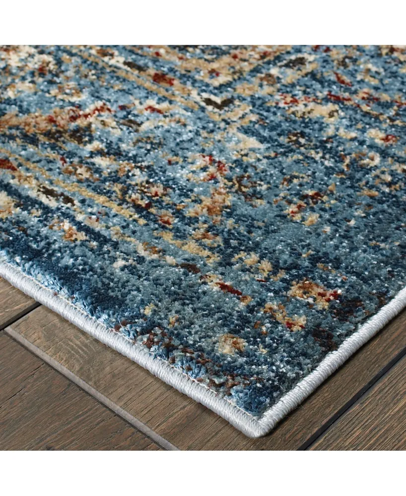 Jhb Design Gotham GOT05 Blue 9'10" x 12'10" Area Rug