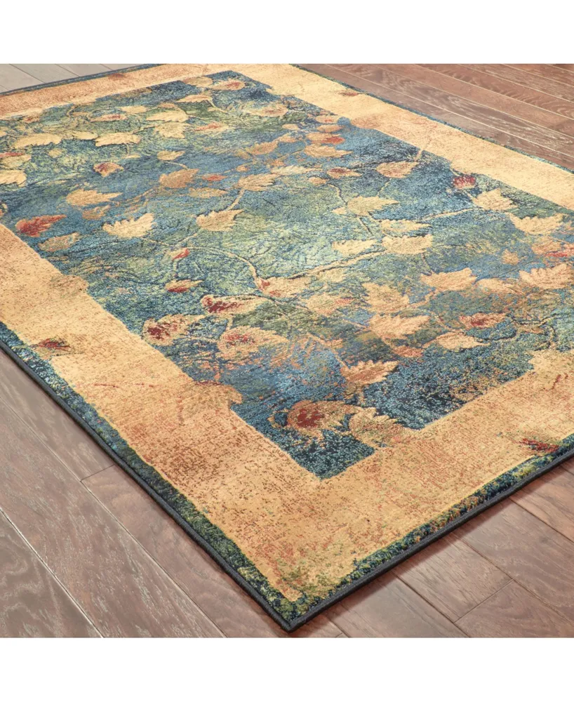 Jhb Design Kismet KIS02 Blue 9'9" x 12'2" Area Rug