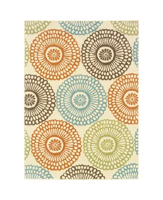 Jhb Design Negril NEG06 Beige 7'10" x 10'10" Outdoor Area Rug