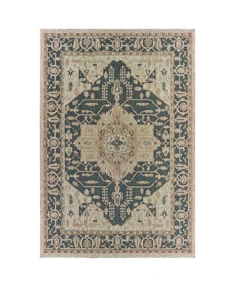 Jhb Design Scope SCO01 Gray 5'3" x 7'3" Outdoor Area Rug