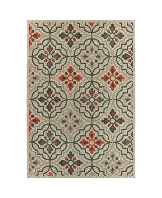 Oriental Weavers Latitude LAT08 7'10" x 10' Outdoor Area Rug