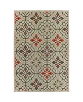 Jhb Design Scope SCO08 Gray 7'10" x 10' Outdoor Area Rug