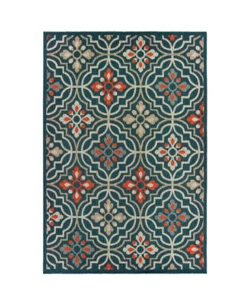 Oriental Weavers Latitude Lat08 Blue Rug