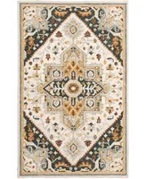 Jhb Design Garden GAR07 Ivory 3'6" x 5'6" Area Rug