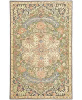 Jhb Design Garden GAR01 Blue 3'6" x 5'6" Area Rug