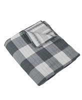 Levtex Camden Buffalo Check Reversible Quilted Throw, 50" x 60"