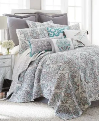 Levtex Legacy Damask Reversible Quilt Sets