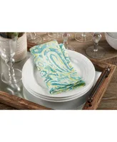 Saro Lifestyle Distressed Paisley Napkin Set of 4