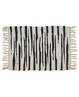 Saro Lifestyle Zebra Chindi Placemat Set of 4