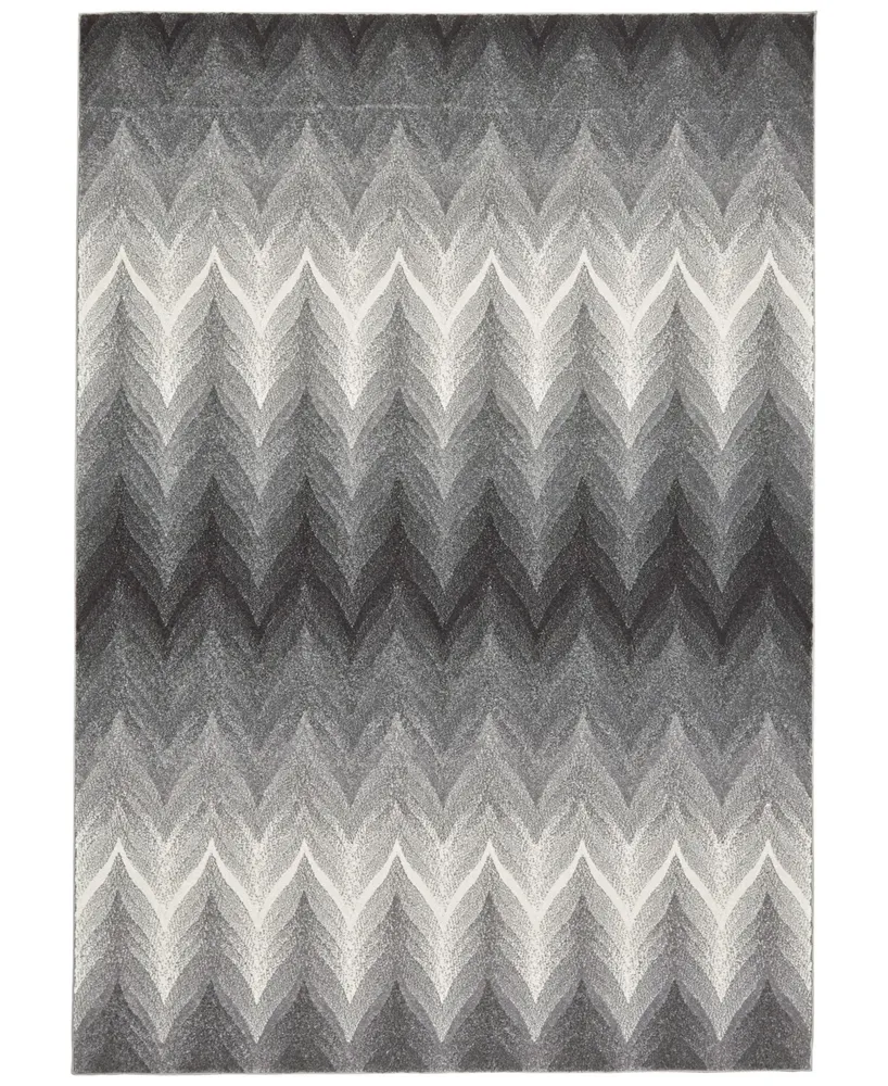 Feizy Bleecker R3589 Silver 8' x 11' Area Rug