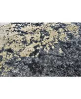 Feizy Bleecker R3590 Charcoal 5' x 8' Area Rug