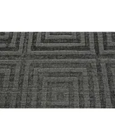 Feizy Gramercy R6326 Slate 7'9" x 9'9" Area Rug