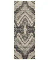 Feizy Katari R3381 Beige 2'10" x 7'10" Runner Rug