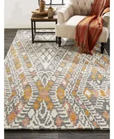 Feizy Arazad R8476 Tangerine 8' x 11' Area Rug